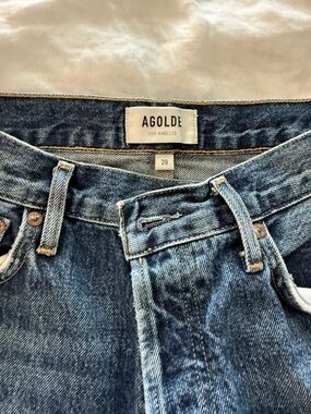 Agolde 90’s Women Loose Fit Distressed Jeans